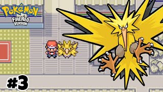 Pokemon Fire Red  Catching Zapdos  Legendary Hunting  ToxinYK [upl. by Yoreel]