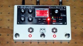 Boss DD20 quotGalactic Empire Editionquot Rehouse by Loophole Pedals [upl. by Gothart897]