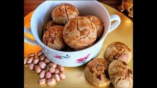 Peanut Cookies  Melt in mouth Chinese New Year cookies [upl. by Akinahc]