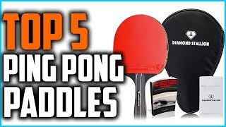 Top 5 Best Ping Pong Paddles In 2020 [upl. by Ademla73]