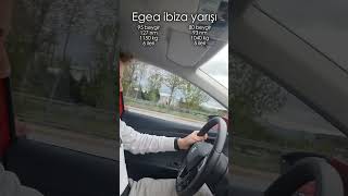 Egea ibiza drag yarışı 14 vs 10 [upl. by Ethbin731]