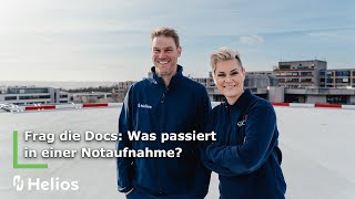 Frag die Docs Was passiert in der Notaufnahme Teil 1 [upl. by Siusan]