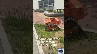 factory wheels track Vigorun remotely controlled trackmounted brush mower for sale [upl. by Hgiel423]