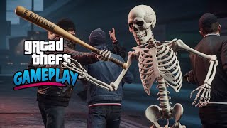 GTA 5 Skelten Funny Game Play gta gta5spidermanfunnyjump mobalegends5v5 [upl. by Daiz]