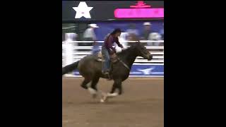 Kassie Mowry Makes Fastest Run of Rodeo Austin 1501 To Win Round 2  shorts rodeo [upl. by Seeto]