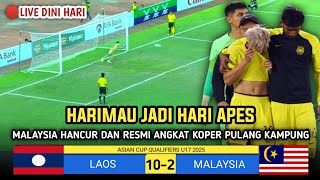 🔴GEMPARKAN ASEAN DINI HARI  LAOS U17 10 VS MALAYSIA U17 2  Asean Cup Qualifiers U17 2025 [upl. by Guevara]