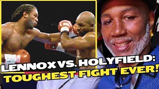 Lennox Lewis Names His Toughest Opponent quotThe Battle with Evander Holyfieldquot [upl. by Aihsia]