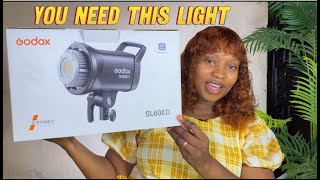 UNBOXING GODOX SL60IID LED VIDEO LIGHTMY HONEST REVIEW [upl. by Airamana]