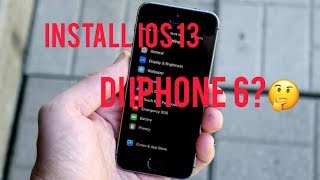 Cara install ios 13 beta di iphone 6 [upl. by Anavoj857]