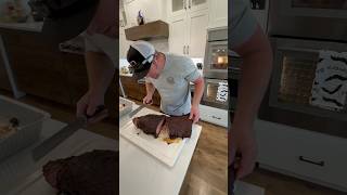 Brisket time15 hours on the grill brisket food foodie [upl. by Iadam]