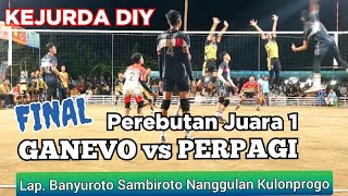 ðŸ›‘SUPER BIG MATCHâ€¼ï¸PEREBUTAN JUARA 1  GANEVO ðŸ†š PERPAGI  KEJURDA VOLI U 19 DIY 2024 [upl. by Acisey]