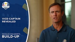 Nicolas Colsaerts Announced as 2023 European Ryder Cup Vice Captain [upl. by Slinkman]