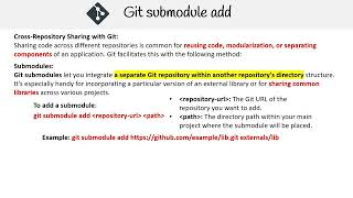 Git submodule add [upl. by Lemraj769]