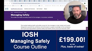 IOSH Managing Safely Andy Protheroe [upl. by Anaila]