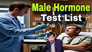 Most Important Male Hormone Test List  MLT Hub with kamran [upl. by Oivalf369]