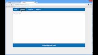 ASPNet How to make Master Page [upl. by Wettam73]