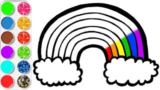 APPRENDRE À DESSINER ET COLORIER UN ARCENCIEL vidéo éducative amp Planète coloriage [upl. by Tibbetts]