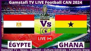 Egypte Vs Ghana En Direct CAN 2024 Commenté en temps réel  Gamstafi TV [upl. by Haggerty643]