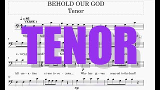 Behold Our God  TENOR  Praise and Harmony [upl. by Elocan]