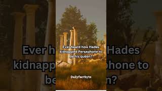 Ever heard how Hades kidnapped Persephone to be his queen Hades GreekMythology MythicalLove [upl. by Essirehc]