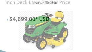 John Deere X380 Tractor with 54in Deck Lawn Tractor price and Specifications [upl. by Jaehne]