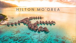 Overwater Bungalow Tour Hilton Moorea Resort Lagoon amp Spa [upl. by Debera]