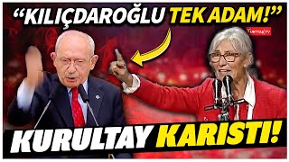 Kılıçdaroğluna quotTek Adamquot Deyince CHP Kurultayı Karıştı [upl. by Romilly]