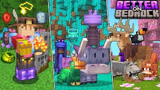 O MELHOR ADDON PARA MINECRAFT PE 120 Better On Bedrock Addon Bedrock [upl. by Adigirb45]