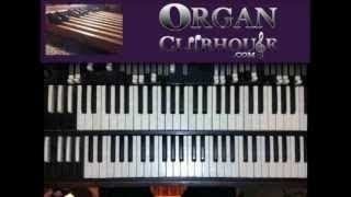 ♫ How to play quotA flat SHOUT CHORDS BEGINNERSquot gospel organ tutorial ♫ [upl. by Ellie]