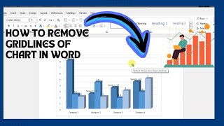 How To Remove Gridlines Of Chart In Word [upl. by Nirehs]