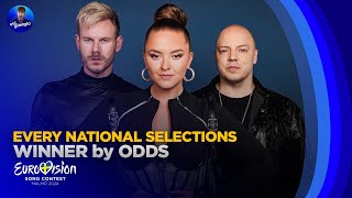 Eurovision 2024 Every National Final Winner by Odds [upl. by Matt]