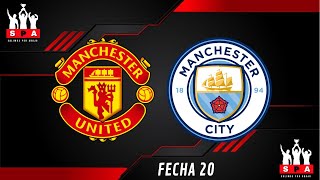 MANCHESTER UNITED VS MANCHESTER CITY EN VIVO ⚽️⚽️⚽️ PREMIER LEAGUE  FECHA 20 [upl. by Cassie]