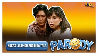 Bukas Luluhod Ang Mga Tala Parody  Sharon Cuneta Gina Pareño Pilar Pilapil [upl. by Meeks]