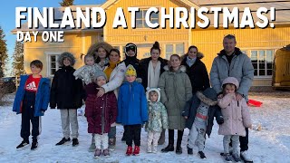 A Magical Trip To Finland 🎄 Day 1  The Radford Family [upl. by Nerhe]