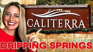 Caliterra Neighborhood in Dripping Springs What to LOVE and what to HATE  PULTE Palmary Tour [upl. by Aluap584]