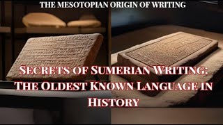 Secrets of Sumerian Writing The Oldest Known Language in History [upl. by Atte]