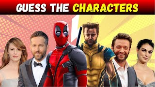 Guess The Deadpool amp Wolverine 2024 Movie Characters deadpool3 ryanreynolds hughjackman quiz [upl. by Aleece]