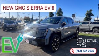 NEW GMC SIERRA EV WALKAROUND  TextCall 253 7372036  Experience 💥 Zero emissions 100 power ⚡ [upl. by Neemsay]