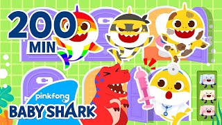 BEST Baby Shark Episodes 3hr  Compilation  Story and Song for Kids  Baby Shark Official [upl. by Alrzc602]