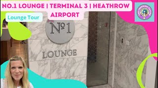 No1 Lounge Tour  Terminal 3  Heathrow [upl. by Enihpets]