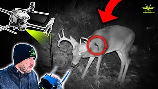 Buck Shot in Neck Found using Thermal Drone [upl. by Russ]