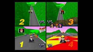 Mario Kart 64 Multiplayer VS 4 Players [upl. by Drake]