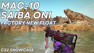 MAC10 Saiba Oni  CS2 Skin Showcase 1050 [upl. by Rasec]