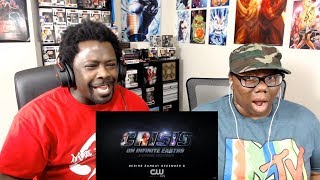 DCTV Crisis on Infinite Earths Crossover Trailer REACTION [upl. by Efioa]