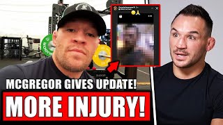 Conor McGregor INJURED amp POSTS VIDEO UFC 303 Chandler vs Max Holloway Dricus wants Adesanya [upl. by Leandro70]