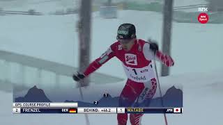 201516 combinata 10 km Seefeld2 Triple  Frenzel Akito Watabe Riessle [upl. by Eegnat]