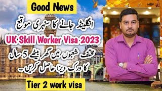 uk skilled worker visa 2023  how to apply uk work visa from pakistan  england work permit 2023 [upl. by Justus]