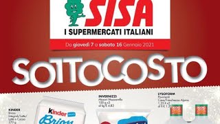 Volantino 🗞 SISA supermercati dal 7 al 16 Gennaio 2021 [upl. by Relly]