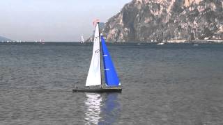 HK Sailboat quotPhantom 1m89quot on lake Garda 2013 [upl. by Hsur]