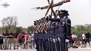 US Air Force Honor Guard AWESOME Performance [upl. by Maje]